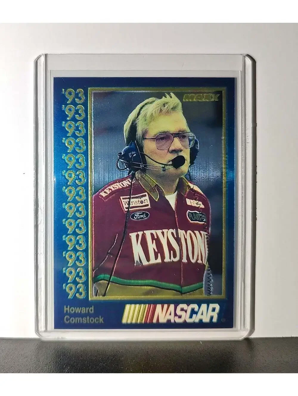 Howard Comstock 1993 Maxx Premier Plus Racing #149 NASCAR Card Roush Racing